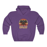 Sand Tape Spray  Hooded Sweatshirt