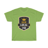 2 UAW local 140 Heavy Cotton Tee