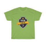 10 UAW local 7 Heavy Cotton Tee