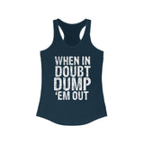 Doubt Dump Women's Racerback Tank Top