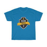 10 UAW local 7 Heavy Cotton Tee