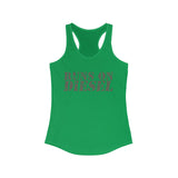 Runs on Diesel Printed Women's Ideal Racerback Tank