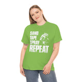 Sand Tape Repeat Heavy Cotton Tee