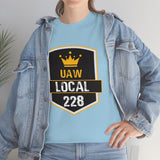 9 UAW local 228 Heavy Cotton Tee