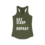 For fitness DOGE and Repeat Women's Ideal Racerback Tank