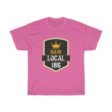 9 UAW local 186 Heavy Cotton Tee