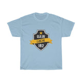 10 UAW local 182 Heavy Cotton Tee