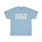 Made of Steel Printed Unisex Heavy Cotton Tee