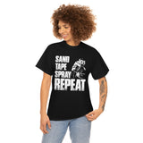 Sand Tape Repeat Heavy Cotton Tee