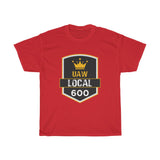 9 UAW local 600 Heavy Cotton Tee