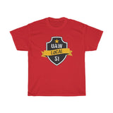 10 UAW local 51 Heavy Cotton Tee