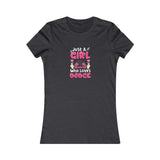 Just a girl printed Women's Favorite Tee