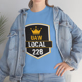 9 UAW local 228 Heavy Cotton Tee