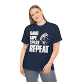 Sand Tape Repeat Heavy Cotton Tee