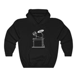 Ford Over Dodge Table Hooded Sweatshirt