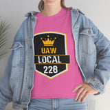 9 UAW local 228 Heavy Cotton Tee