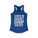 Doubt Dump Women's Racerback Tank Top