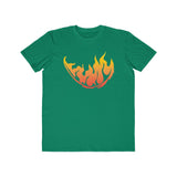 Fire Printed Men's Fashion Tee