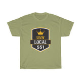 9 UAW local 551 Heavy Cotton Tee