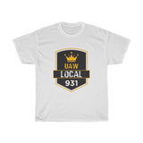 9 UAW local 931 Heavy Cotton Tee