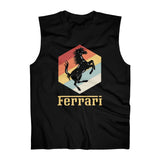 Ferrari logo Printed Men's  Ultra  Cotton Sleeveless Tank