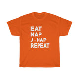 Eat Nap Repeat Heavy Cotton Tee