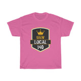 2 UAW local 140 Heavy Cotton Tee