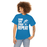 Sand Tape Repeat Heavy Cotton Tee