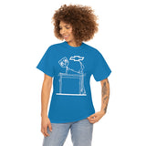 Chevy Over Dodge Table Heavy Cotton Tee