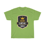 9 UAW local 551 Heavy Cotton Tee