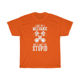 Mechanic Fix Stupid Heavy Cotton Tee