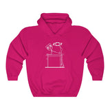 Chevy Over Dodge Table Hooded Sweatshirt