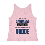 Sarcasm Dodge Women's Tank Top