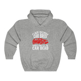 Car Dead Red Hooded Sweatshirt