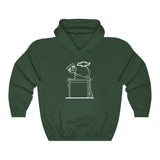 Chevy Over Dodge Table Hooded Sweatshirt