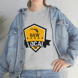 6 UAW local 155 Heavy Cotton Tee