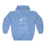 Chevy Over Jeep Table Hooded Sweatshirt