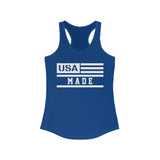 USA Made  Printed Women's Ideal Racerback Tank