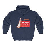 Momma Knows Unisex Full Zip Hooded Sweatshirt