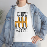 229 DET ROIT Heavy Cotton Tee BLK