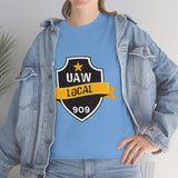 10 UAW local 909 Heavy Cotton Tee