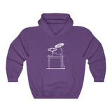 Ford Over Chevy Table Hooded Sweatshirt