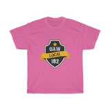 10 UAW local 182 Heavy Cotton Tee