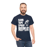 Sand Tape Repeat Heavy Cotton Tee