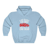 Car Dead Red Hooded Sweatshirt