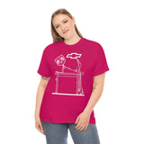 Chevy Over Dodge Table Heavy Cotton Tee