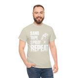 Sand Tape Repeat Heavy Cotton Tee