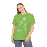 Dodge Over Chevy Table Heavy Cotton Tee