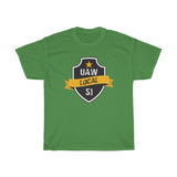 10 UAW local 51 Heavy Cotton Tee