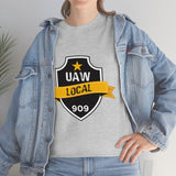 10 UAW local 909 Heavy Cotton Tee